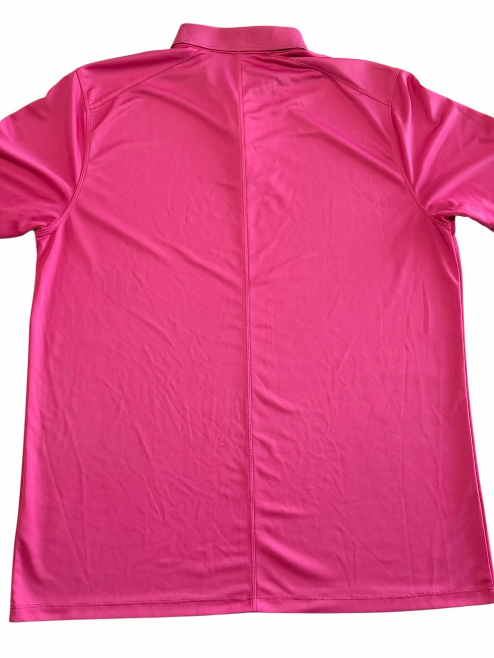 Nice Nike Golf golf polo shirt 90s y2k style Dri-FIT pink Men's large athletic - Picture 6 of 6